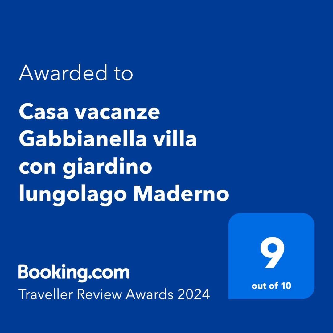 Casa Vacanze Gabbianella Villa Con Giardino Lungolago Maderno トスコラーノ・マデルノ エクステリア 写真